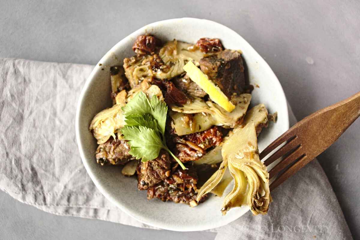 Agnello con Carciofi (Lamb Stew with Artichokes)
