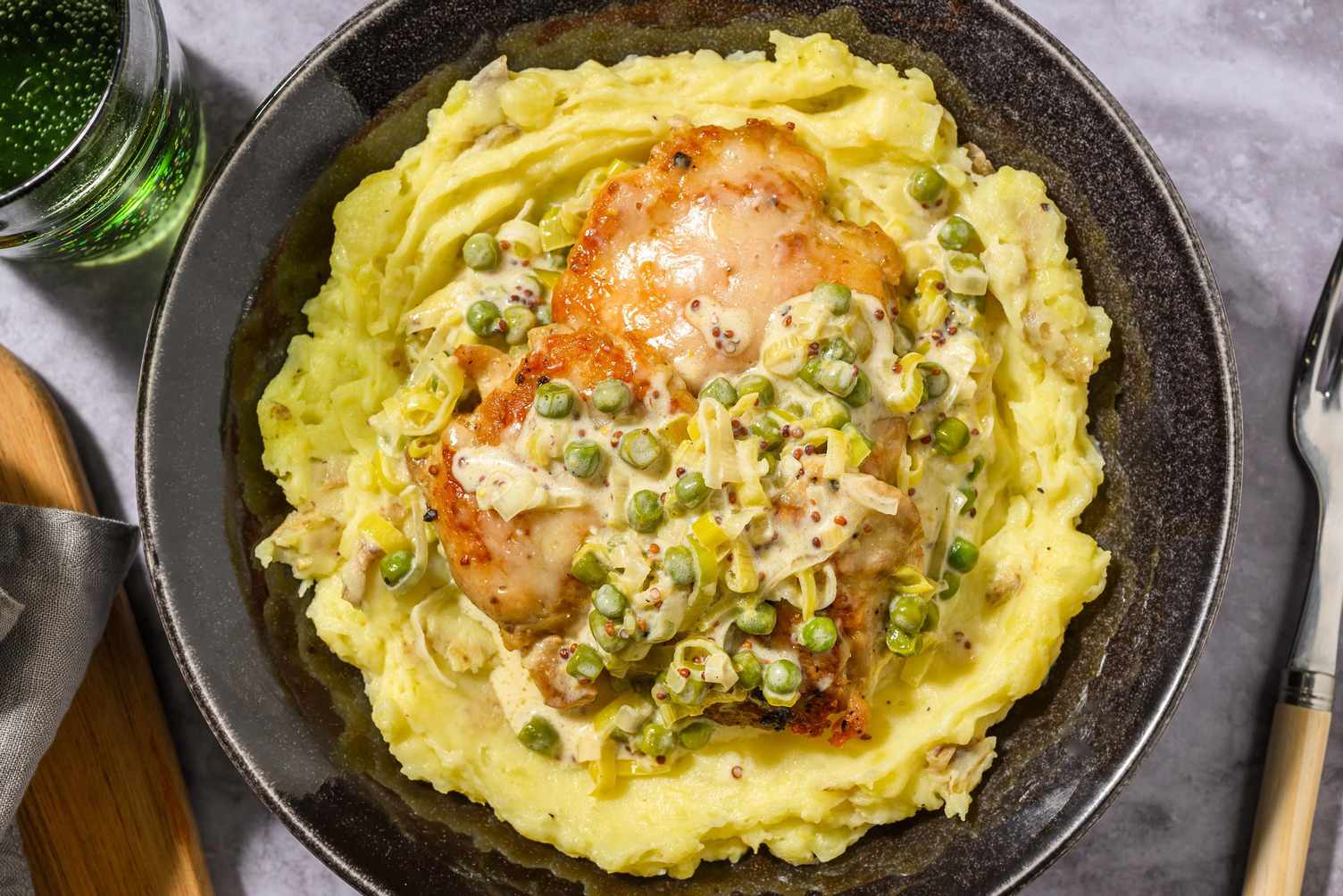 Creamy Leek and Mustard Chicken